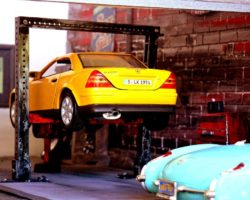a car garage